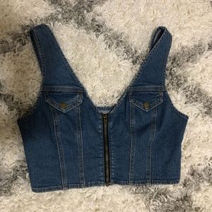 BDG Jean Crop Top
